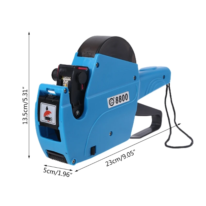 

R58B 8800ABS Single Line Labeller 8 Digits Price Tag Labeller Machine Label for Retail Store Pricing Tag Display Tool