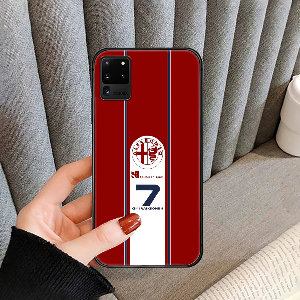 

Luxury Car Alfa Romeo Phone case cover for For SamSung Galaxy S Note 7 8 9 10 20 Uitra Plus E Lite black black hoesjes fashion