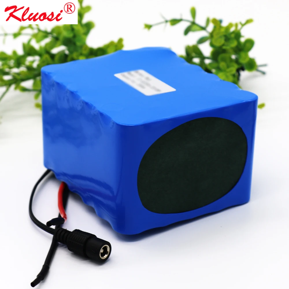 12В батарея 35Ah KLUOSI 3S10P 11.1V12.6V для NCR18650GA с 60A BMS мощный литий-ионный комплект