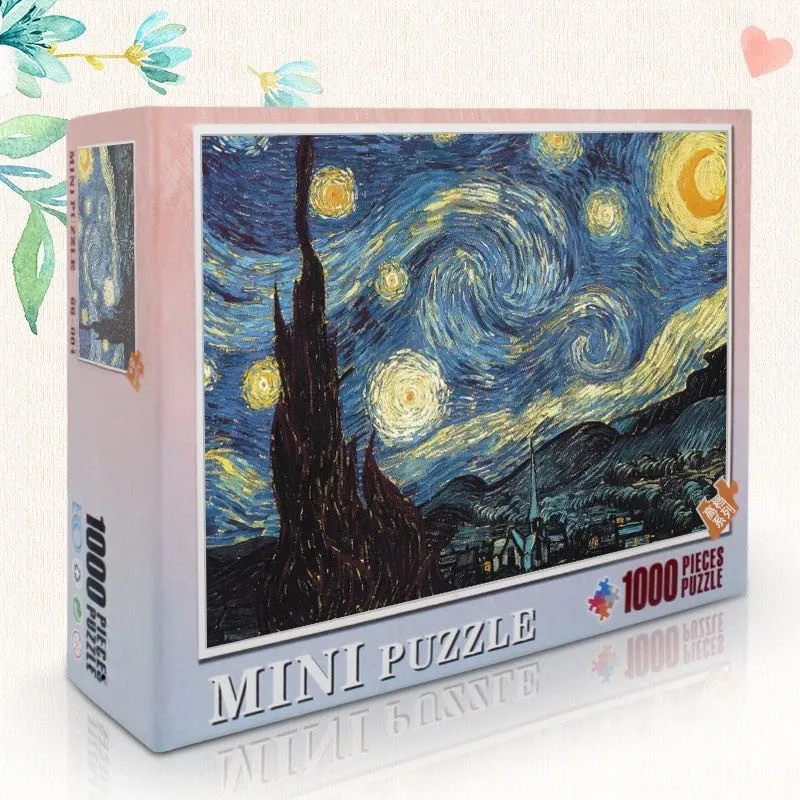 1000 шт. пейзаж мини Бумага головоломки украшения дома для взрослых и детей подарок