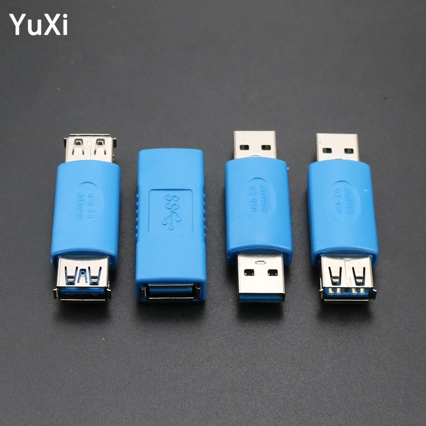 YuXi USB 3 0 A адаптер Мама мама конвертер удлинитель штекер гнездо вилка соединителя