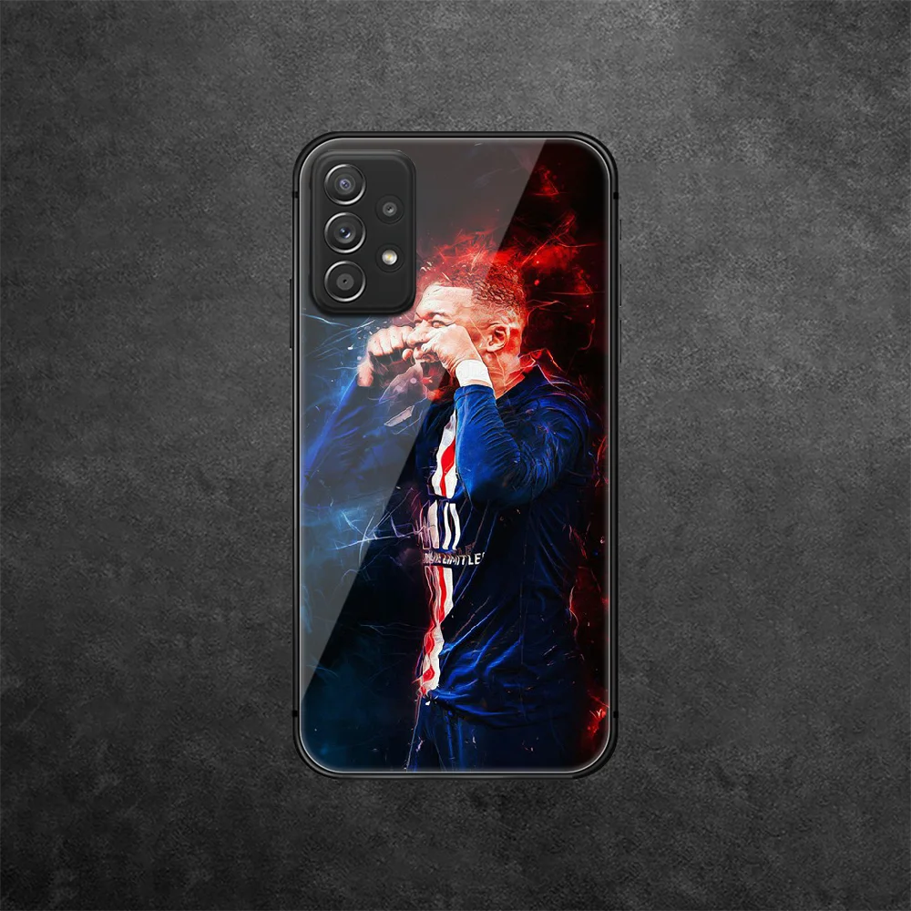 

Kylian Mbappe Tempered Glass Phone Case Cover For Samsung Galaxy A 10 12 20 E 21 30 32 50 40 51 52 70 71 72 S Waterproof