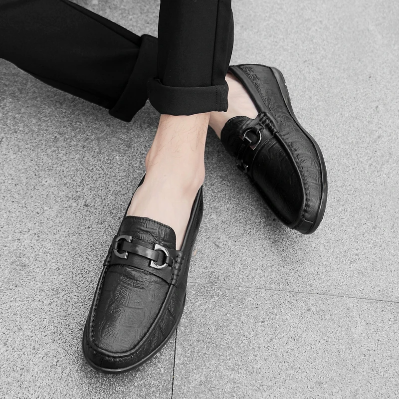 Мужская повседневная обувь высокого качества Летние мужские лоферы из