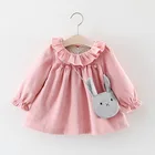 Menoeaосеннее платье для маленьких девочек повседневное детское платье в клетку с рисунком клубники для маленьких девочек платье для новорожденных