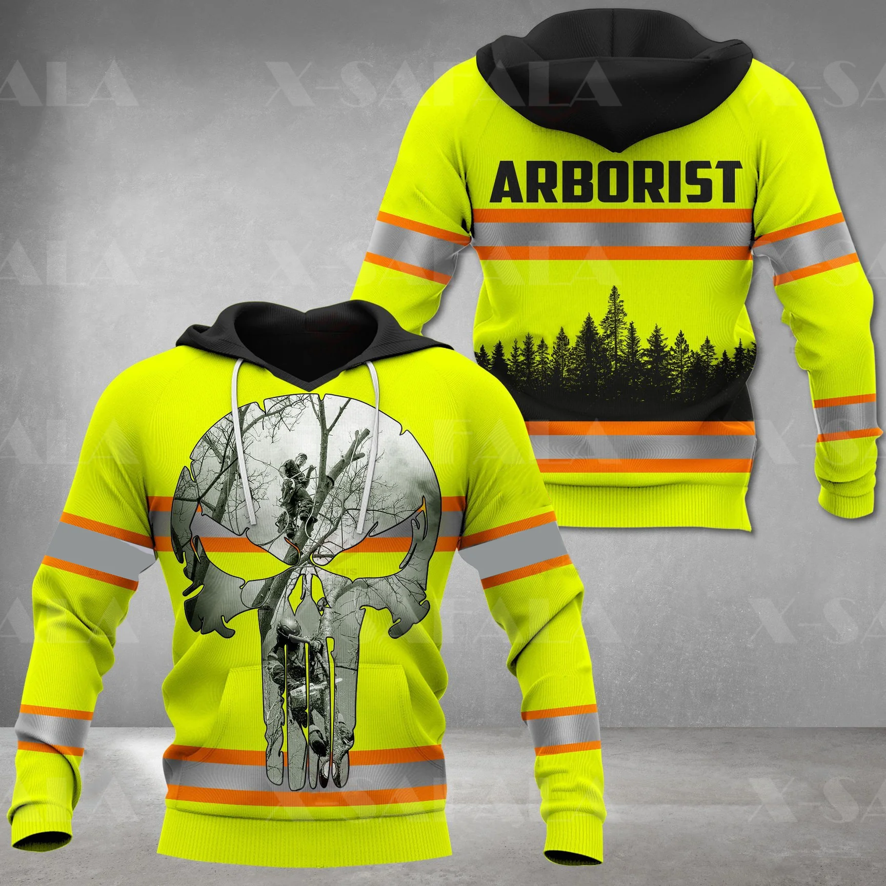 

Толстовка с 3D-принтом ARBORIST, с изображением логгера, черепа, Lumberjack, весна-осень, мужская и женская верхняя одежда в стиле Харадзюку, пуловер с ...