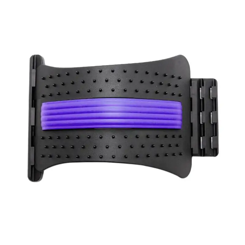 W2 Purple Оборудование для растяжки спины, массажер, волшебные подрамники, фитнес, поясничная поддержка, расслабление позвоночника, облегчение боли, корректор, забота о здоровье - Цвет: W2 Purple