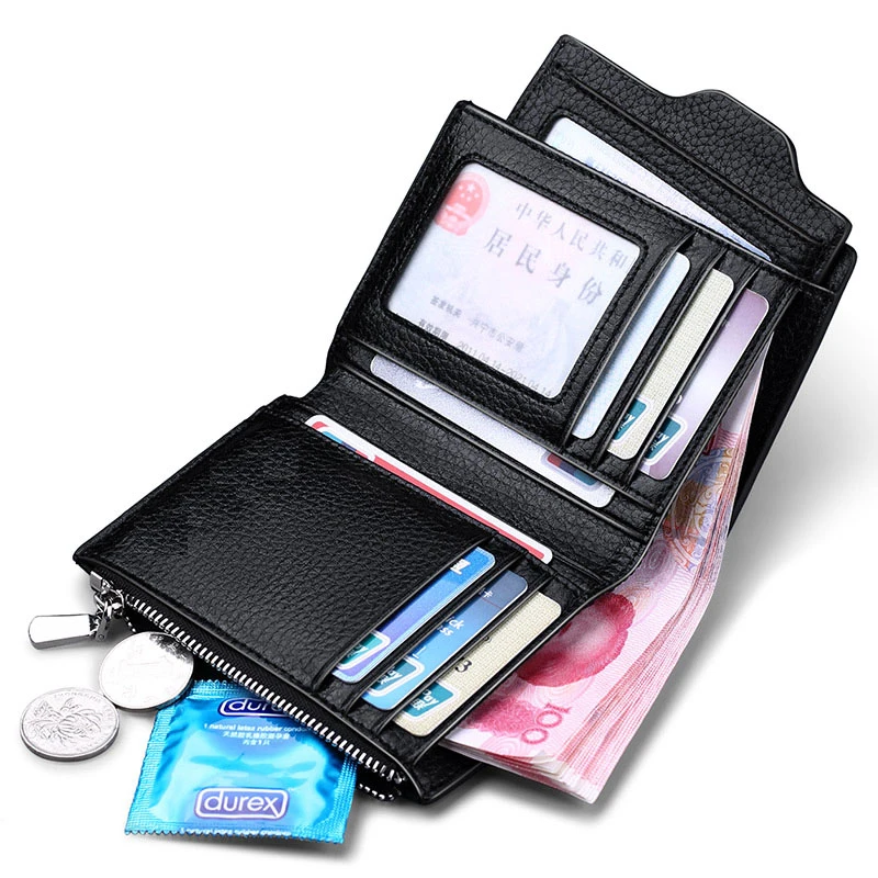 Мужской кошелек из натуральной кожи с узором телячьей PL146 ограниченный по