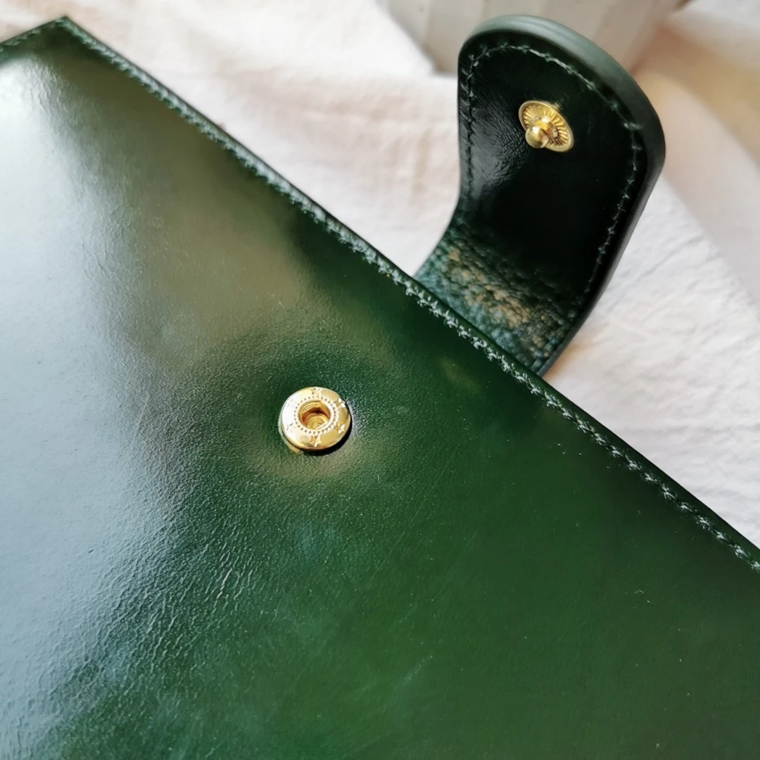 Натуральная кожа коричневый зеленый белый чистый мягкий кожаный чехол для