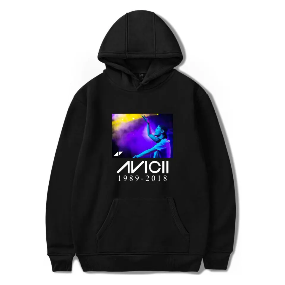 R.I.P толстовки Avicii Толстовка для мужчин Harajuku Женская Пуловер дизайн DJ уличная