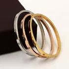 Красивые браслеты для влюбленных для женщин 6 мм Широкие браслеты на запястье и браслеты с имитацией бриллианта Золотые женские ювелирные изделия подарки