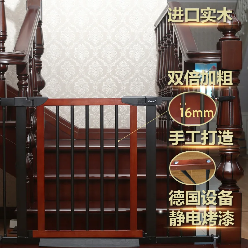 Забор для собак ворота забор из цельного дерева комнатное ограждение