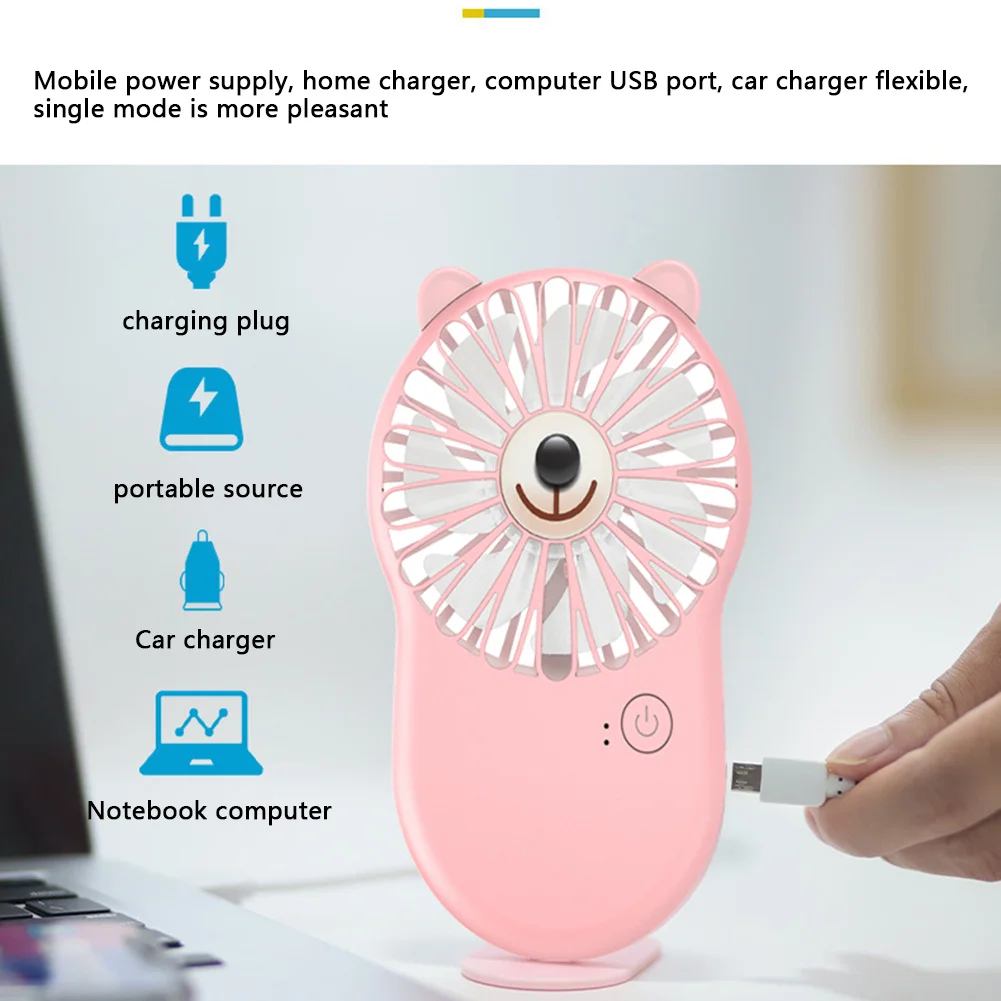 

Portable Handheld Mini Electric Fan USB Charging Small Cooling Fan for Student Dormitory Outdoor Travel Cooling