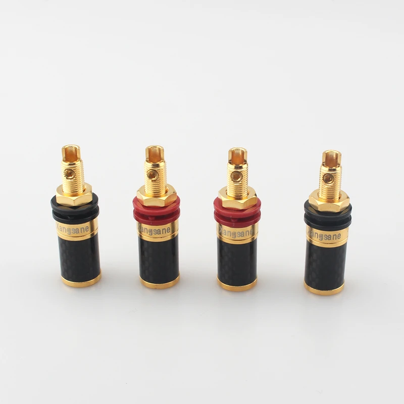 Клеммные колодки из углеродного волокна Hi-Fi медные усилитель динамика Короткие |