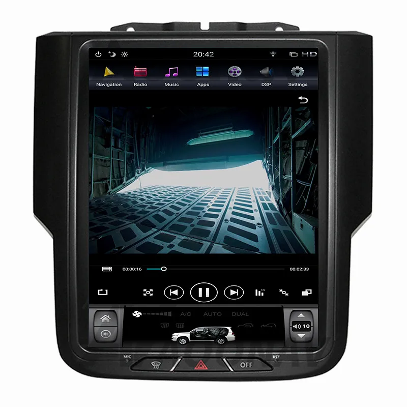Android автомобильный GPS мультимедийный плеер для-Dodge RAM 1500 2014-2018 большой экран