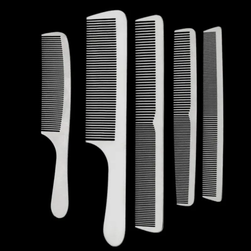 1 шт. расческа для волос из нержавеющей стали профессиональные расчески стрижки