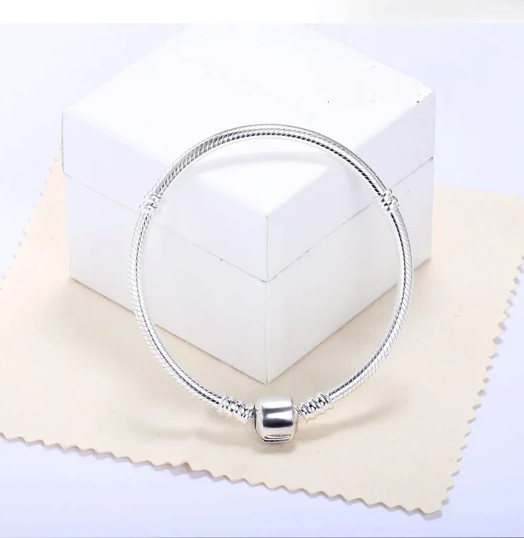 

3mm Smooth Chain Snake Bone Chain Bracelet Running Bead Bracelet Is Suitable for DIY Bead Jewelry Lady Handmade Christmas Gift
