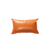 new imitation leather cushion covers 3050 4040 4545 5050 6060cm nordic no inner orange coffee cushion pillow cases dec x201