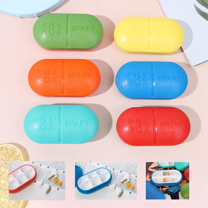 

Mini Travel Pill Tablet Storage Box Medicine Organizer Container Case Holder