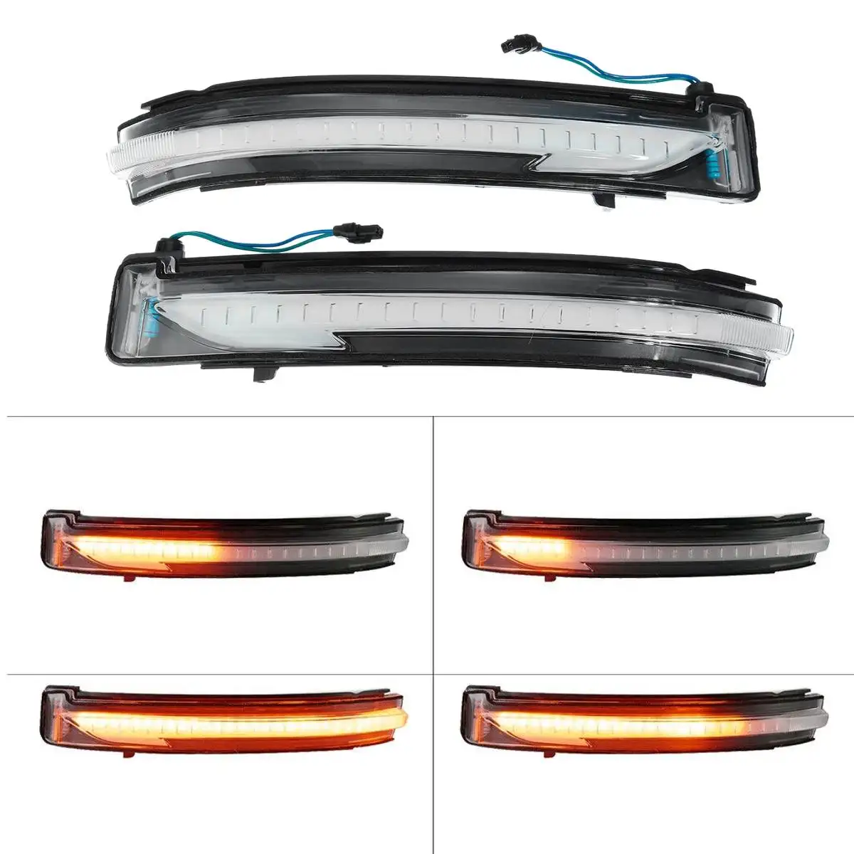 Автомобильный светодиодный светильник указателя поворота для Nissan X Trail Rogue Qashqai