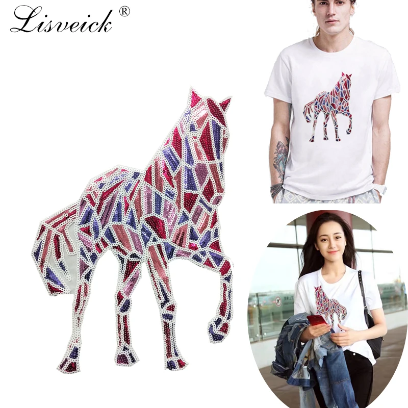 1 шт. Кружевная аппликация с геометрическим рисунком лошади|Заплатки| |