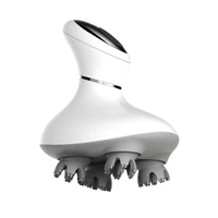waterproof electric head massage wireless scalp massager prevent hair loss body deep tissue kneading vibrating health care
