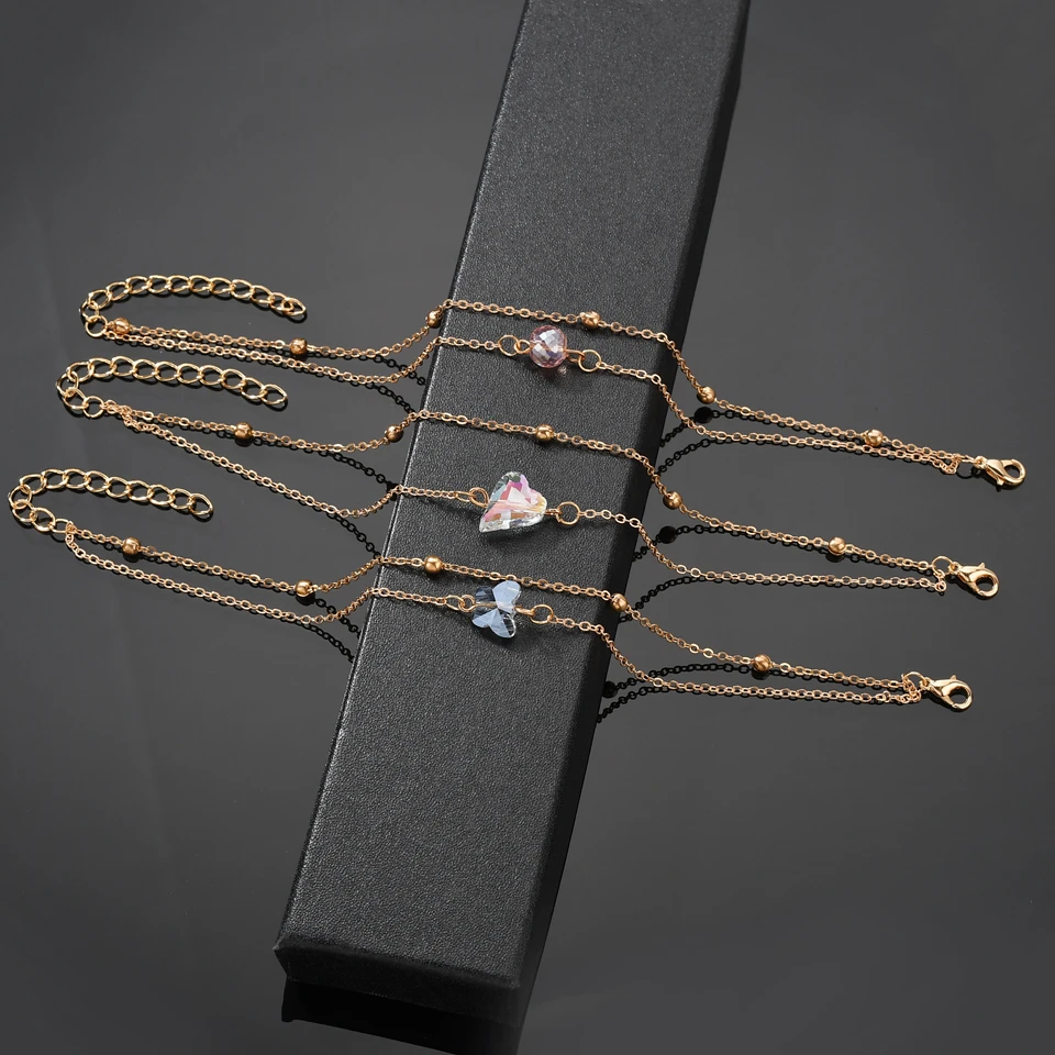 Модные ювелирные изделия для невесты золотого цвета с бабочкой многослойный