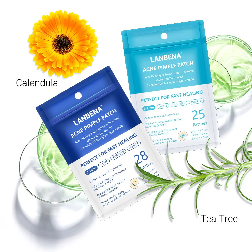 

LANBENA Day&Night Acne Removal Pimple Patch Plant Extract Invisible Stickers Face Spot Scar Care Treatment Pimple Face Skin Care