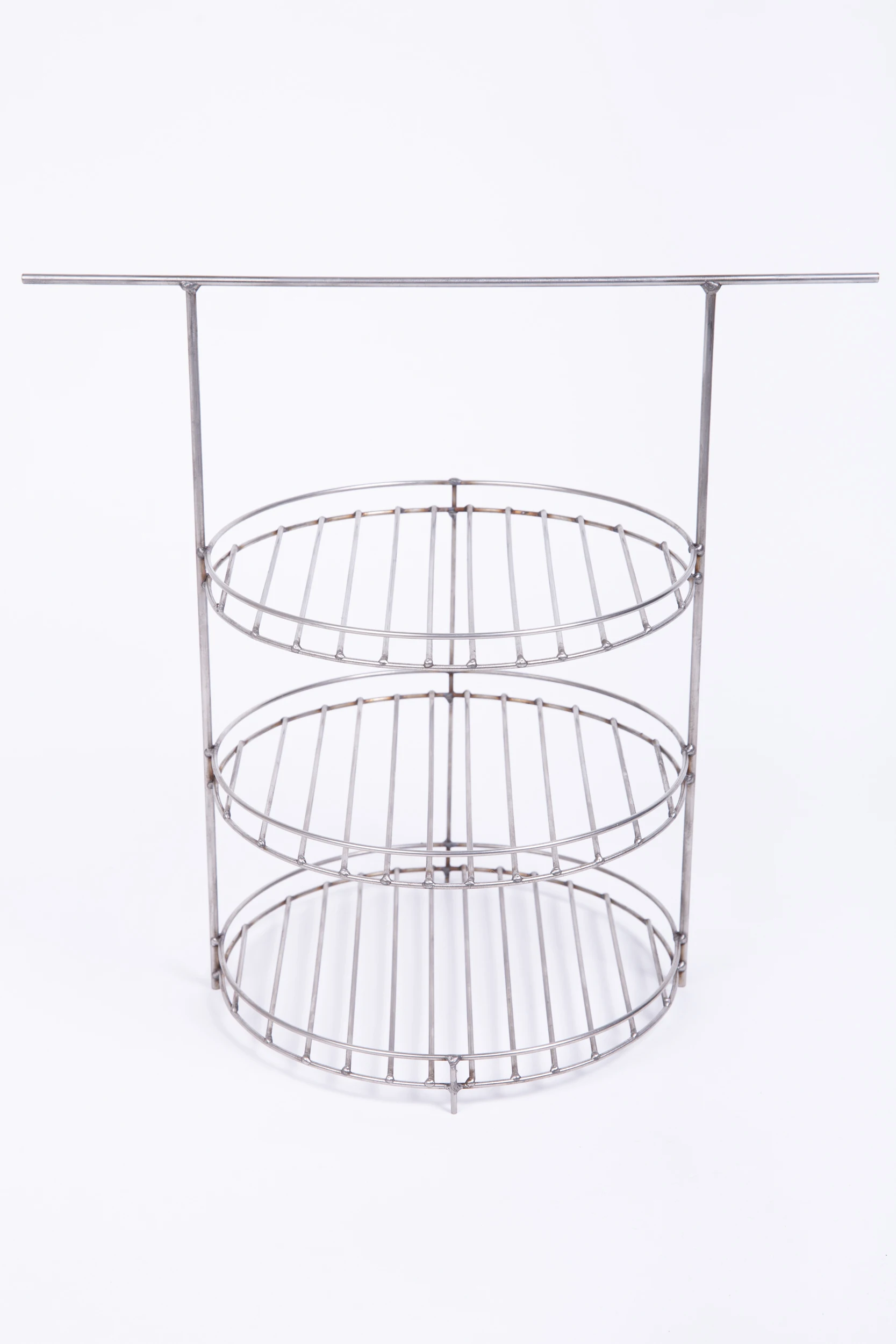 Решетка трёхъярусная 25 см с доп. кольцом и перекладиной |