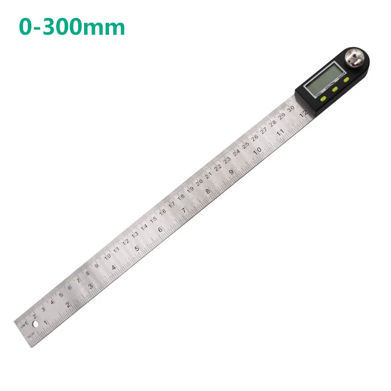 

300mm Digital Protractor Angle Ruler 8 12 Inch Angle Finder Meter Stainless Steel 360 Degree Goniometer Inclinometer