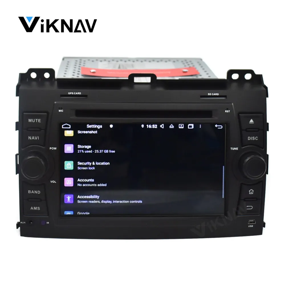 2DIN Android автомобильный Радио dvd плеер для LAND CRUISER PRADO 2006 2010 Стерео Авторадио Авто