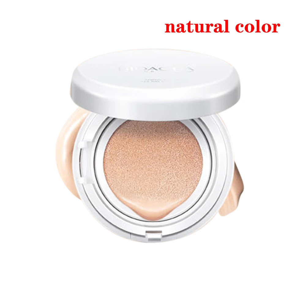 natural color BIOAQUA Sunscreen Air Cushion BB CC Cream Concealer Moisturizing Foundation Whitening Makeup For Face Beauty Makeup With Refill - Цвет: natural color