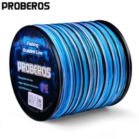 probero 48 braids fishing line 300 500 1000m multifilament weaves line 10lb 100lb smooth wired pe line for bass pike fishing