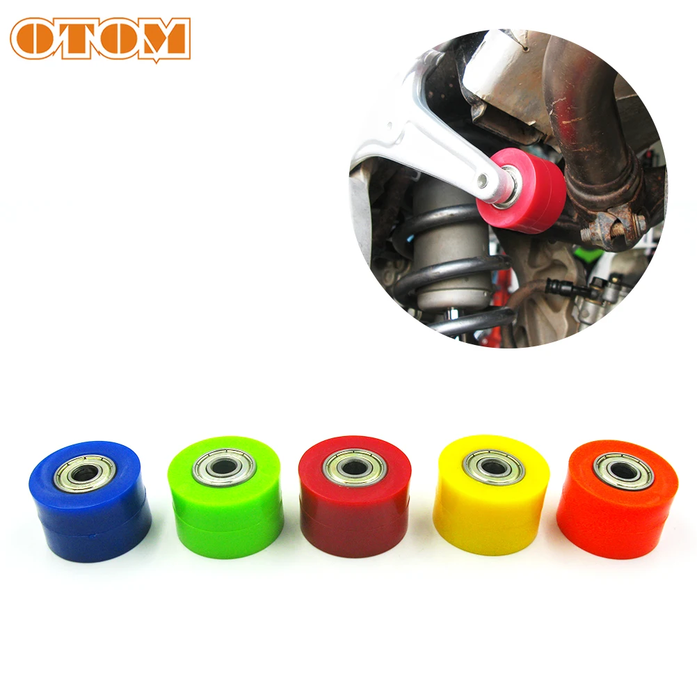 

Цепные ролики OTOM для мотокросса M8/M10, плоские, два подшипника, металлическая направляющая звездочка, универсальный подшипник для внедорожни...