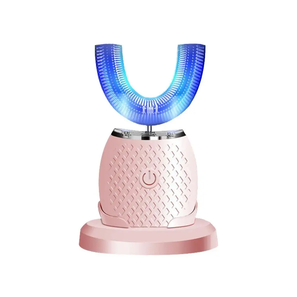 Электрическая зубная щетка новая u образная Водонепроницаемая силиконовая
