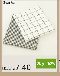 Booskew Home Telas, хлопок, ткань, 40 см x 50 см, 7 шт., набивные цветы, жировые кварталы, сделай сам, ручная работа, подушка для шитья, лоскутное шитье, кукольная кровать
