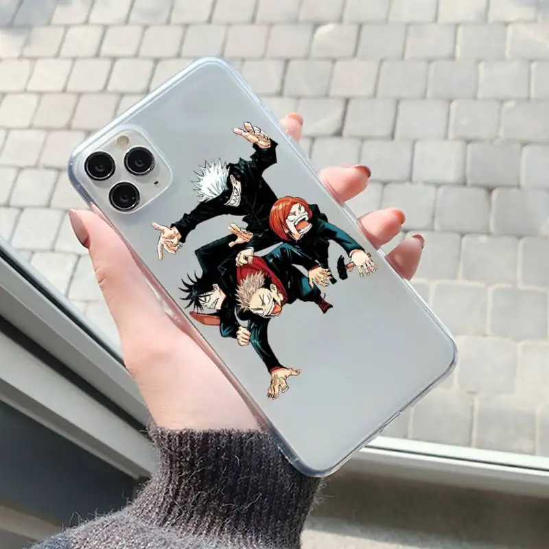 YNDFCNB Jujutsu кайсен Чехол для мобильного телефона iPhone 11 12 pro XS MAX 8 7 6 6S Plus X 5S SE 2020 XR fundas |