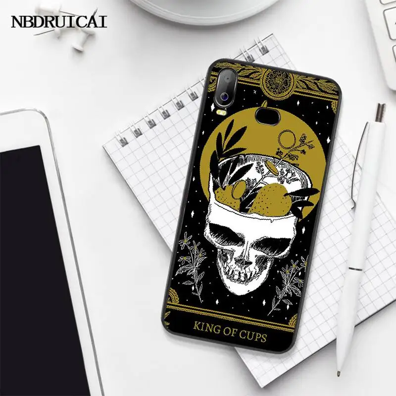 Чехол для телефона PENGHUWAN Death Tarot из ТПУ черный корпус Корпуса Samsung A10 A20 A30 A40 A50 A70 A71 A51