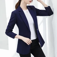 free shipping women suit jacket autumn korean versatile single button notched blazer feminino blazers for women formal