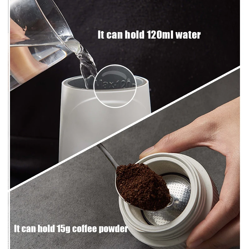 Omnicup-cafetera autom&aacute;tica a presi&oacute;n port&aacute;til, m&aacute;quina de Espresso Manual, c&aacute;psula de carga USB, herramienta de cocina-5