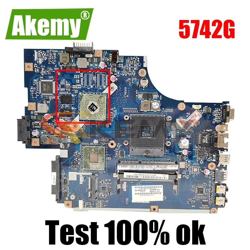 

Материнская плата AKEMY NEW70 LA-5891P MBWJR02001 MB.WJR02.001 для ноутбука Acer Aspire 5742 5742G HM55 DDR3
