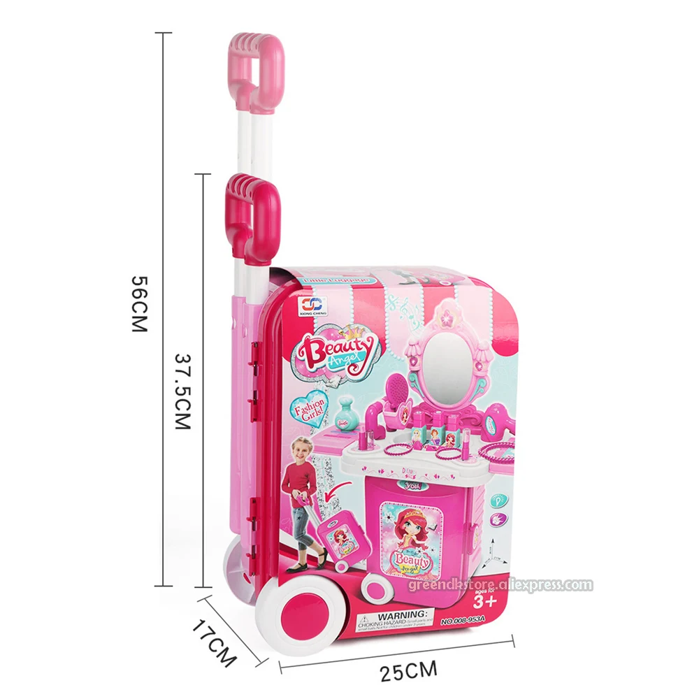 

Girls Makeup Set Princess Cosmetics Dressing Pretend Play Make Up Toys For Children Kids Princess Dress Up Necklace Beauty Toys