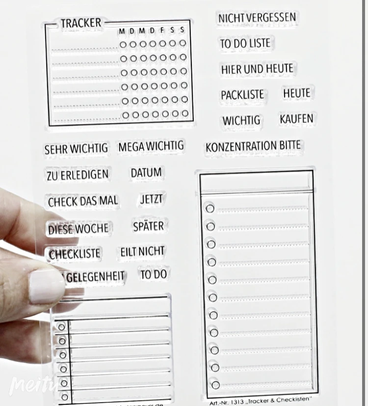 Немецкий прозрачный силиконовый штамп/печать для DIY скрапбукинга/фотоальбома