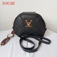 2020 new womens black shoulder bag slant straddle bag womens cross body bag fashion small square bag personality handbag