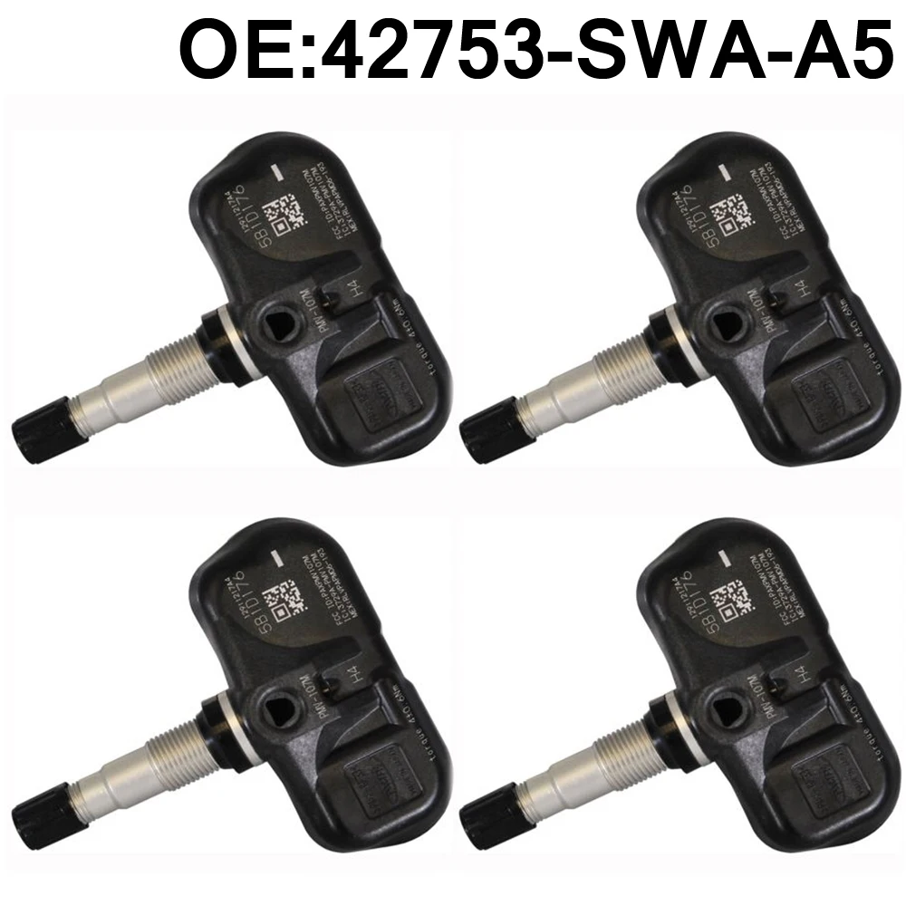 

For 4 pcs New Tire Pressure Sensor Wheel TPMS 315MHz For Honda Accord CRV FiT 2007-2012