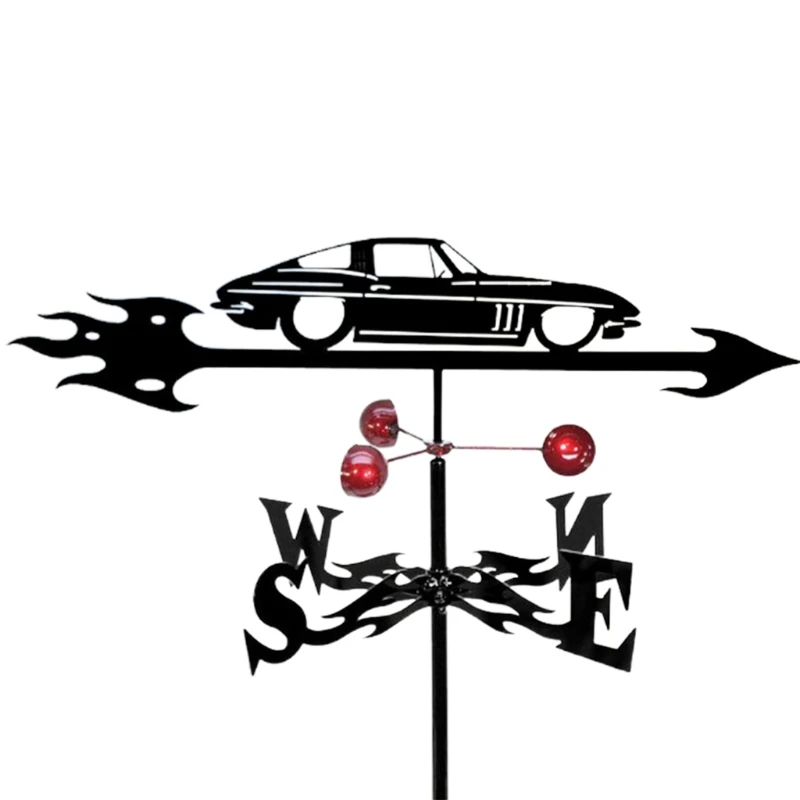 

Stainless Steel Spray Paint Gardening Garden Direction Sign Weather Vane Retro Farm Scene Garden Stake Weathervane Tools
