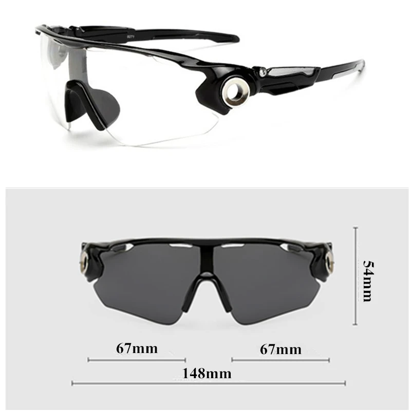 UV400 Cycling Sunglasses Men Women Windproof Sports Eyewear MTB Bike Glasses Riding Goggles Oculos Ciclismo | Спорт и развлечения