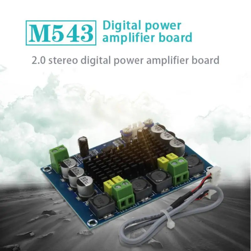 

TPA3116D2 XH-M543 Dual-Channel Stereo High Power Digital Audio Amplifier Board 2*120W Amplificador DIY Module 12V-26V
