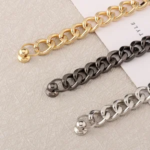 diy mobile phone case diagonal chain mobile phone case decoration chain luggage chain jewelry accessories free global shipping