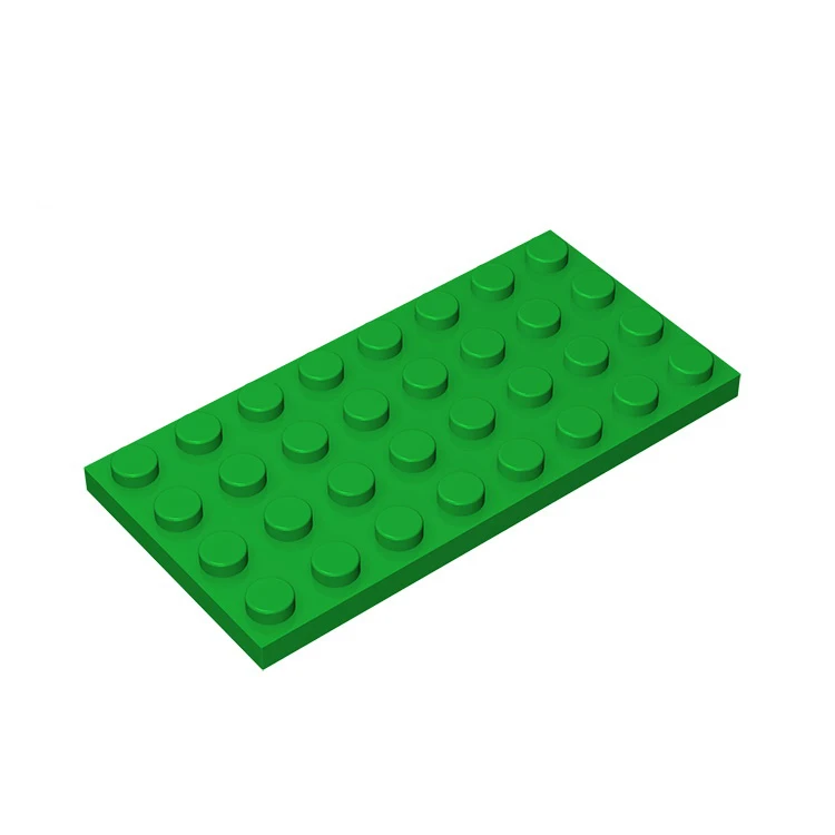 

10pcs Baseplate Particles Building Blocks Plate Assembles Particles 4x8 Bricks Parts Educational Toy for Children free shipping