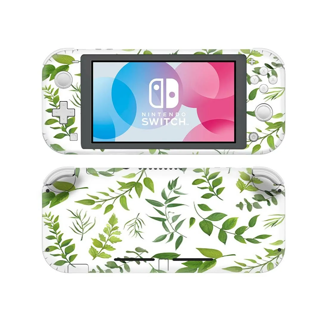 

Наклейка для Nintendo Switch Lite, зеленые листья